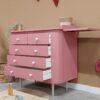 Vintage commode roze retro Vintage commode roze retro