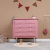 Vintage commode roze retro Vintage commode roze retro