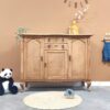 Vintage sierlijke unieke commode halkast speelgoedkast