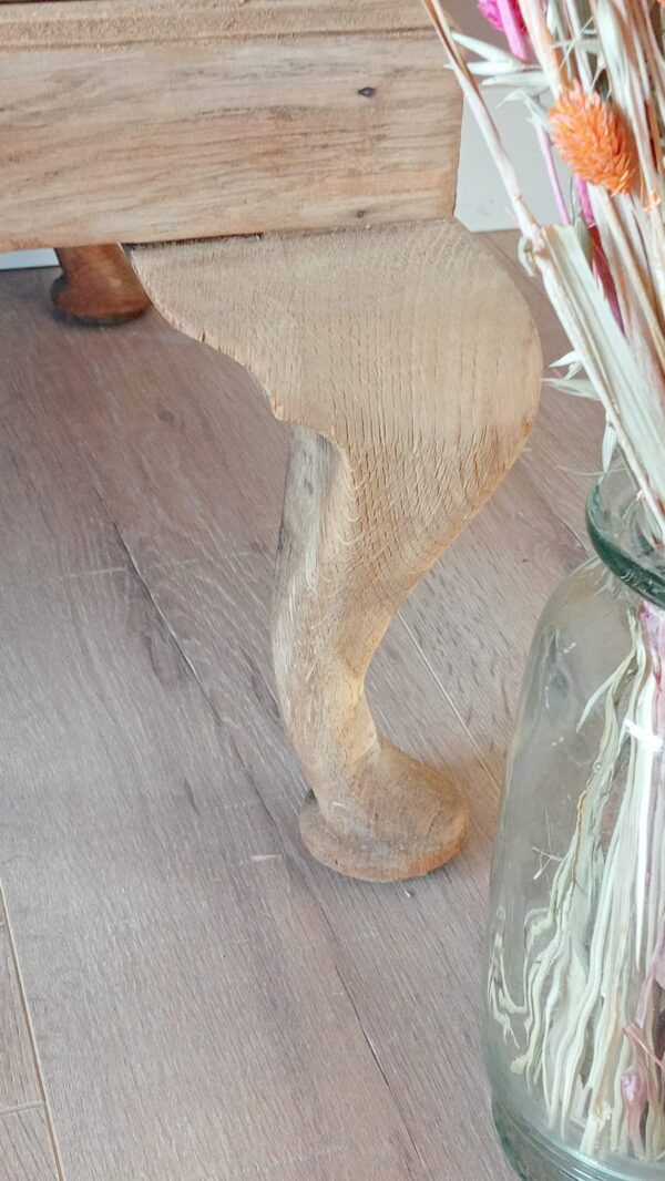 *GERESERVEERD* Vintage sierlijke commode dressoir houtkleur