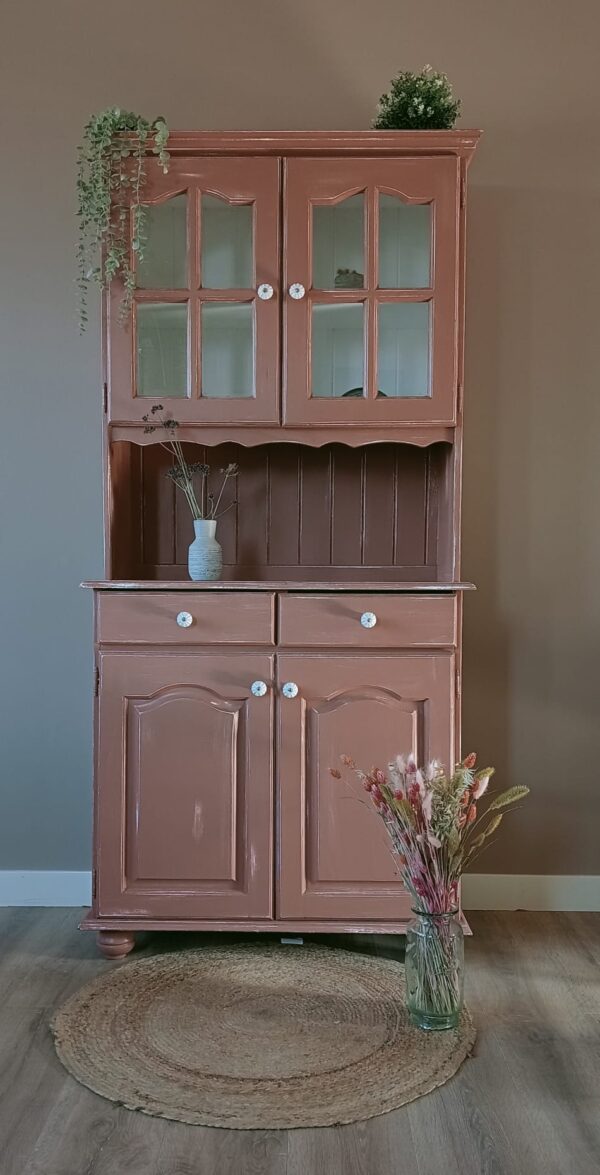 Brocante Retro Buffetkast Koraalroze