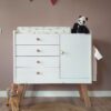 Vintage commode off white