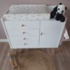 Vintage commode off white