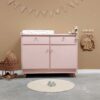 Ruime Vintage Commode Zachtroze