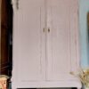 Prachtige biedermeier kledingkast- zachtroze