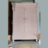 Prachtige biedermeier kledingkast- zachtroze