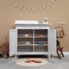*Gereserveerd* Vintage klassieke commode kinderkast hout babykamer