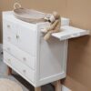 babykamer kinderkamer commode vintage jongenskamer meidenkamer uniek hout duurzaam wit
