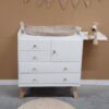 babykamer kinderkamer commode vintage jongenskamer meidenkamer uniek hout duurzaam wit