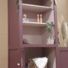 Vintage speelgoedkast paars Vintage speelgoedkast paars