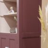 Vintage speelgoedkast paars Vintage speelgoedkast paars