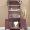 Vintage speelgoedkast paars Vintage speelgoedkast paars