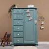 Vintage speelgoedkast halkast woonkamer kinderkamer babykamer groen duurzaam hout spelletjeskast Vintage speelgoedkast halkast woonkamer kinderkamer babykamer groen duurzaam hout spelletjeskast