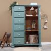 Vintage speelgoedkast halkast woonkamer kinderkamer babykamer groen duurzaam hout spelletjeskast Vintage speelgoedkast halkast woonkamer kinderkamer babykamer groen duurzaam hout spelletjeskast