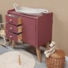 vintage commode paars