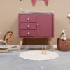 vintage commode paars