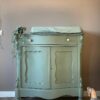 Vintage biedemeier commode/dressoir moonstone zachtgroen