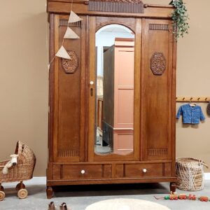 vintage demontabele spiegelkast kinderkamer babykamer uniek duurzaam babykamerwinkel