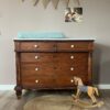 Vintage commode met marmeren blad