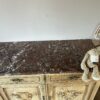 *Gereserveerd* Frans vintage houten commode met marmeren blad
