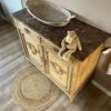 Commode marmer babykamer vintage
