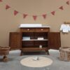 vintage commode marmerenblad babykamer kinderkamer uniek duurzaam houten meubels kinderkamer