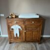 WhatsApp Image 2025-08-11 at 21.04.57 (3) *GERESERVEERD* Prachtige vintage commode in originele hout kleur