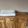 WhatsApp Image 2025-08-22 at 13.06.20 (6) Vintage houtkleur eiken commode met marmeren blad