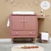 vintage commode babykamer, vintage kast kinderkamer