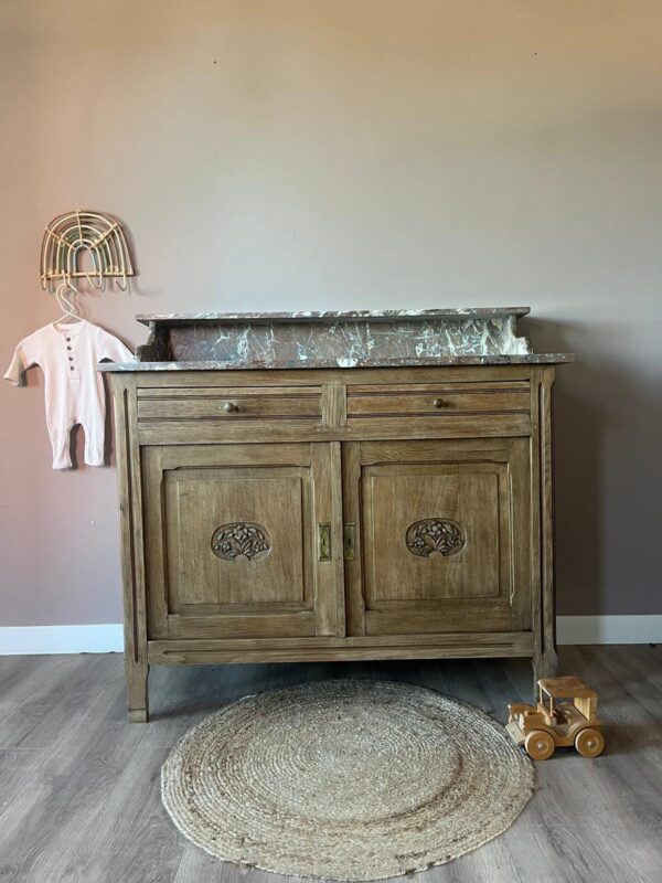 WhatsApp Image 2025-09-06 at 11.59.46 (11) Belgisch vintage commode houtkleur met marmeren blad