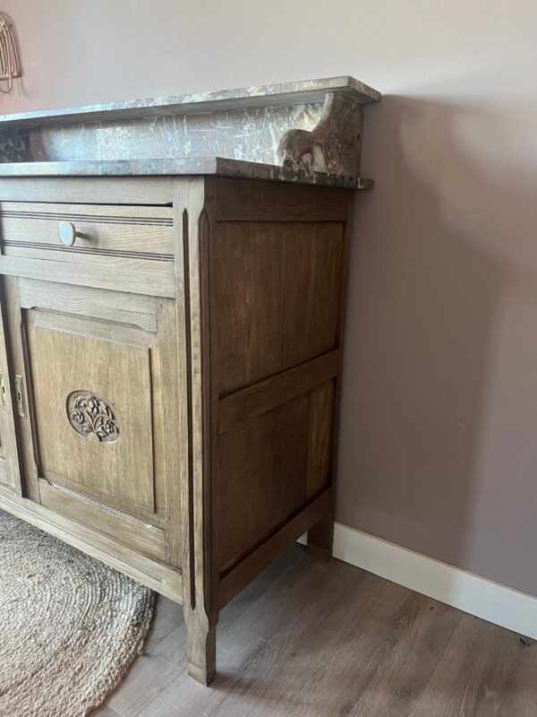WhatsApp Image 2025-09-06 at 11.59.46 (3) Belgisch vintage commode houtkleur met marmeren blad