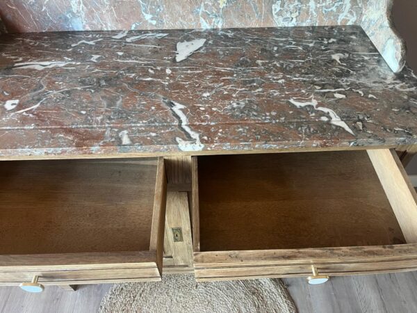 WhatsApp Image 2025-09-06 at 11.59.46 (8) Belgisch vintage commode houtkleur met marmeren blad
