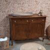 Commode marmer babykamer vintage kinderkamer dressoir hout uniek slaapkamer