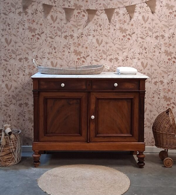 Vintage commode met marmeren blad | Josiefine