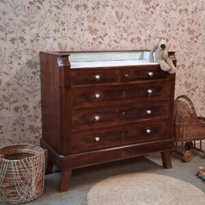 Vintage commode met marmeren blad | Josiefine