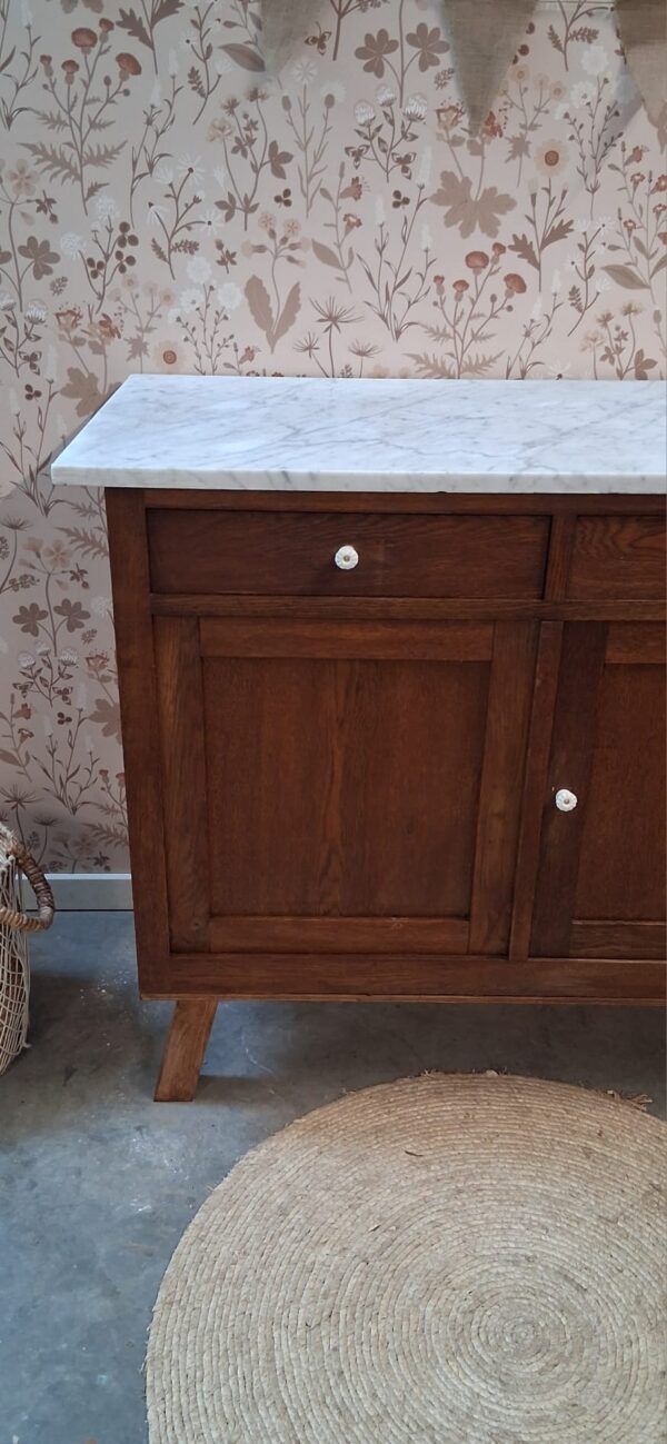 Vintage commode met marmeren blad | Josiefine