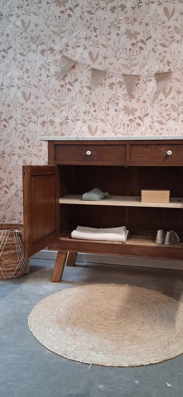 Vintage commode met marmeren blad | Josiefine