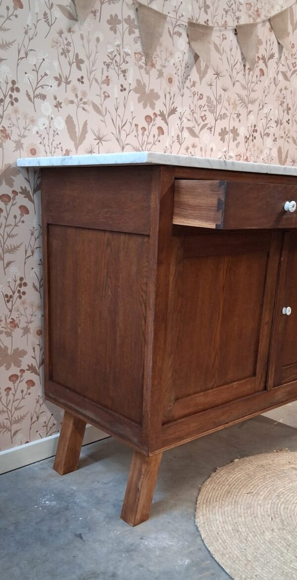 Vintage commode met marmeren blad | Josiefine