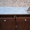 Vintage commode met marmeren blad | Josiefine