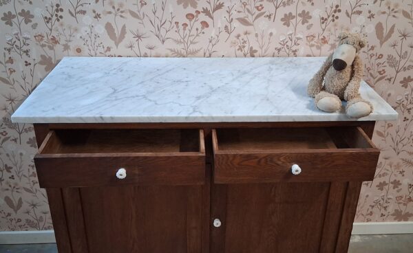 Vintage commode met marmeren blad | Josiefine
