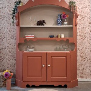 Vintage retro landelijke woonkamerkast speelgoedkast woonkamer meubels