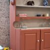 Vintage retro landelijke woonkamerkast speelgoedkast woonkamer meubels