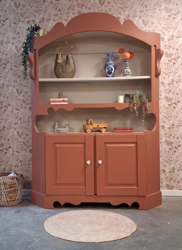Vintage retro landelijke woonkamerkast speelgoedkast woonkamer meubels