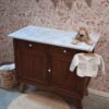 Vintage commode met marmeren blad | Josiefine