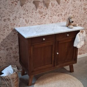 Vintage commode met marmeren blad | Josiefine