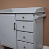 vintage commode babykamer, vintage kast kinderkamer