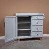 vintage commode babykamer, vintage kast kinderkamer