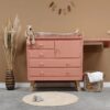 vintage commode babykamer, vintage kast kinderkamer