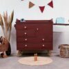vintage commode babykamer, vintage kast kinderkamer