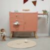 vintage commode babykamer, vintage kast kinderkamer
